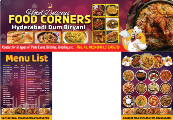 thumbnail Download Now: Hyderabadi Dum Biryani PSD Templates
